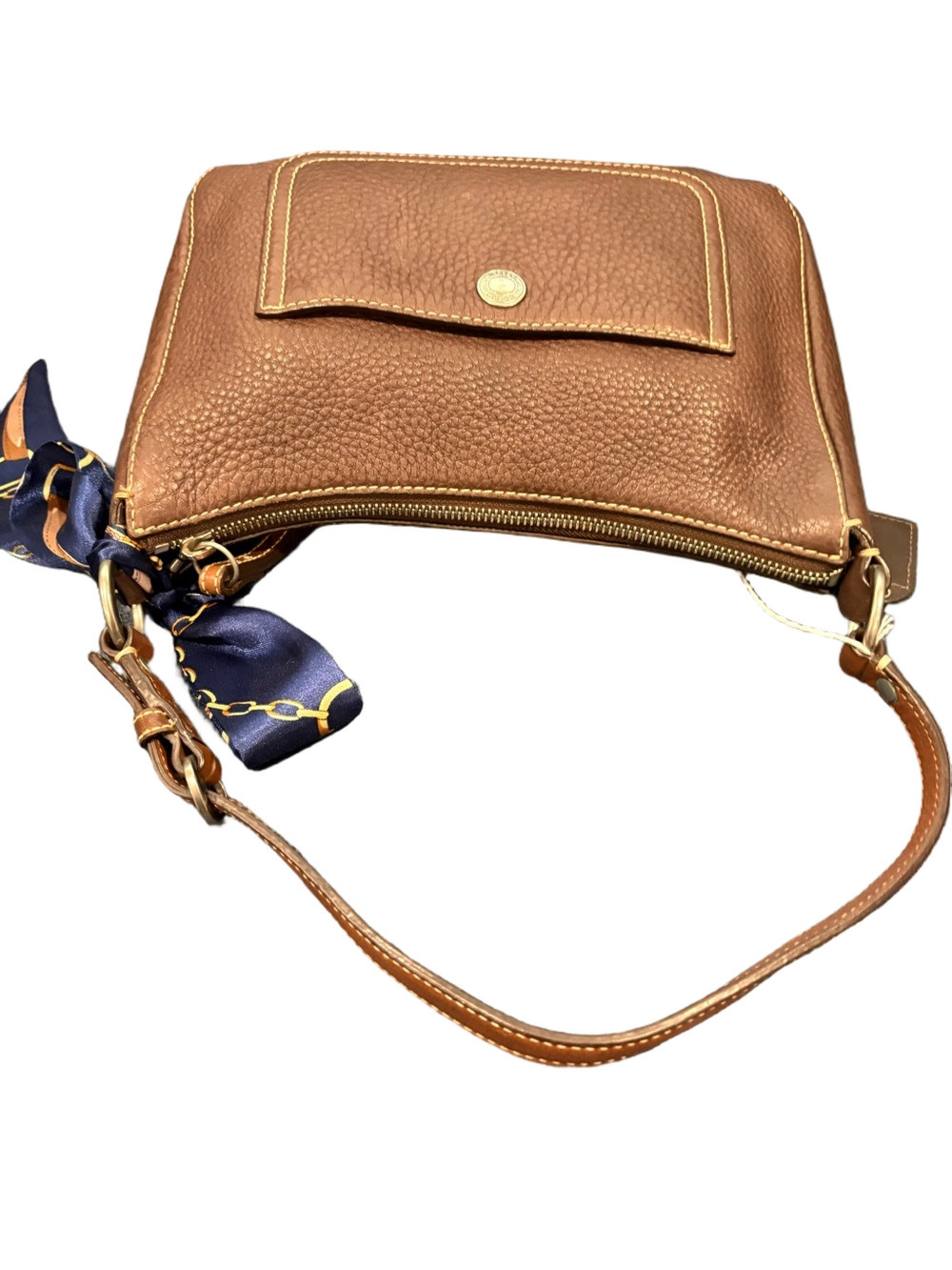 Coach Chelsea Pebbled Leather Shoulder Bag Brown Hobo Purse F10890 EUC - Picture 10 of 16